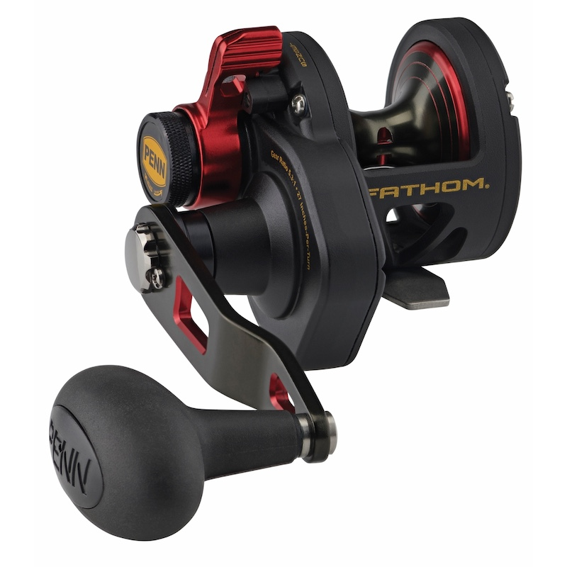 Conventional Reels Penn Fathom Single-Speed Lever Drag Reels