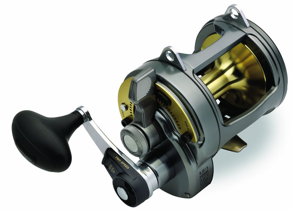 Conventional Reels Shimano Tyrnos Two-Speed Lever Drag Reels