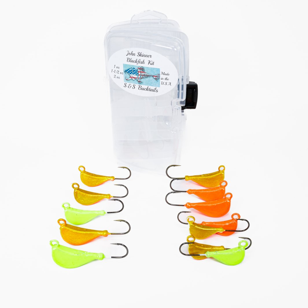 Jigs And Spoons S&S Bucktails John Skinner Porgy & Blackfish Jig Bundle