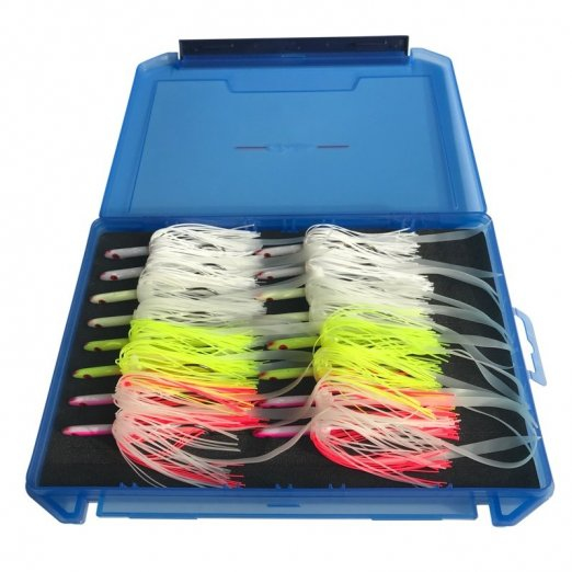 Lure Accessories Tsunami Glass Minnow Teaser W/ Silicone Skirt Bundle