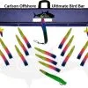 Trolling Lures Carlson Ultimate Bird Bar 36" With 14 9" Machine Lures And 12" Machine Stinger