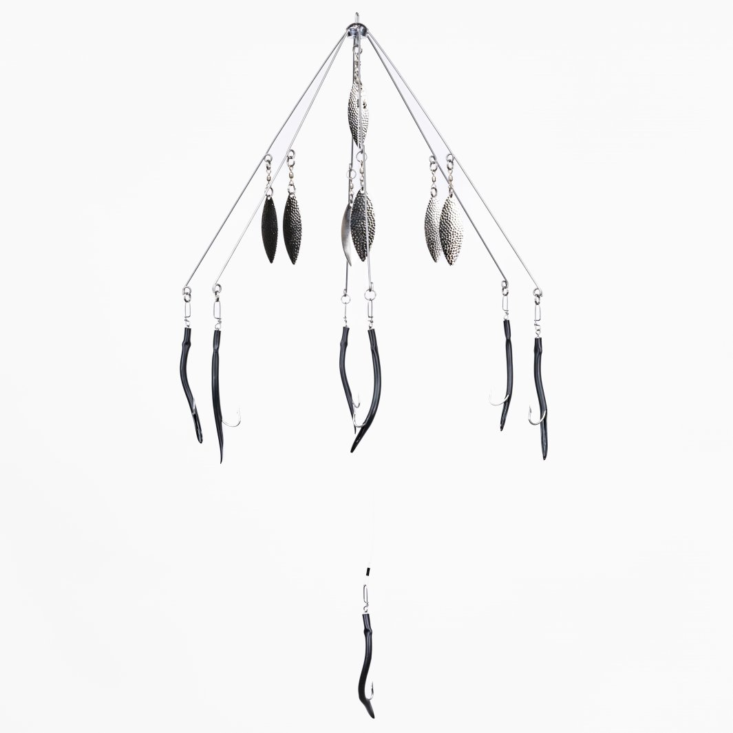 Trolling Lures 9er's Lures 6 Arm Tube Or Shad Umbrella Rig