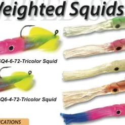 Soft Plastics Tsunami Soft Plastic Weighted Squids