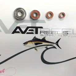 Reel Accessories J&H Tackle Sealed ABEC-7 Ceramic Ball Bearing Upgrade Kit For Avet SXJ-SX-MXJ-MXL
