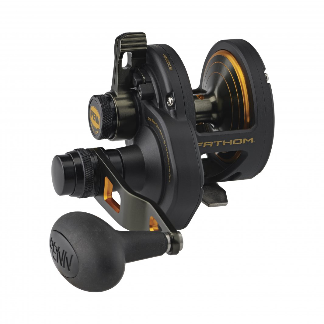 Conventional Reels Penn Fathom 2-Speed Lever Drag Reels